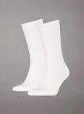 White 2 Pack Crew Socks   Men