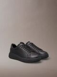 Μαύρο Δερμάτινα Sneakers  Άνδρας
