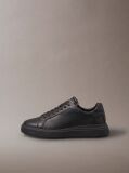 Μαύρο Δερμάτινα Sneakers  Άνδρας
