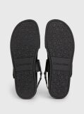 Black Logo Jacquard Sandals  Men