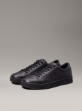 Μαύρο Δερμάτινα Sneakers  Άνδρας