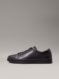 Μαύρο Δερμάτινα Sneakers  Άνδρας