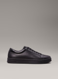 Μαύρο Δερμάτινα Sneakers  Άνδρας