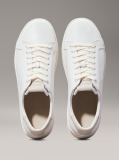 Λευκό Δερμάτινα Sneakers  Άνδρας