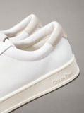 Λευκό Δερμάτινα Sneakers  Άνδρας