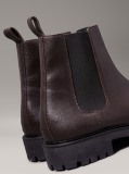 Brown Leather Chelsea Boots  Men