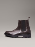 Brown Leather Chelsea Boots  Men