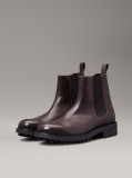 Brown Leather Chelsea Boots  Men