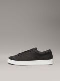 Black Leather Trainers  Men