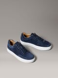 Blue Leather Trainers  Men