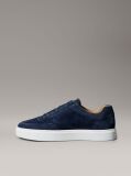 Blue Leather Trainers  Men
