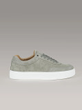 Green Leather Trainers  Men
