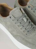 Green Leather Trainers  Men
