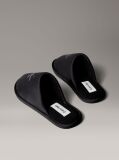 Black Signature Logo Hotel Slippers  Men