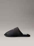 Black Signature Logo Hotel Slippers  Men