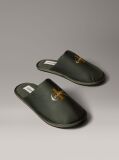 Green Signature Logo Hotel Slippers  Men