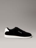Black Suede Wingtip Trainers  Men