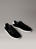 Black Suede Wingtip Trainers  Men