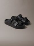 Black Paco - Contoured Buckle Sandals  Men