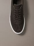 Καφέ Σουέτ Sneakers Με Signature Λογότυπο  Άνδρας