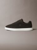 Καφέ Σουέτ Sneakers Με Signature Λογότυπο  Άνδρας