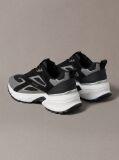 Μαύρο Sneakers Από Πλεκτό Δίχτυ  Άνδρας