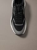 Μαύρο Sneakers Από Πλεκτό Δίχτυ  Άνδρας
