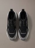 Μαύρο Sneakers Από Πλεκτό Δίχτυ  Άνδρας