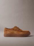 Brown Suede Hybrid Cupsole Lace-Up Shoes  Men
