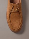 Brown Suede Hybrid Cupsole Lace-Up Shoes  Men