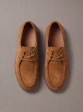 Brown Suede Hybrid Cupsole Lace-Up Shoes  Men