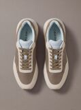 Καφέ Δερμάτινα Chunky Dad Sneakers  Άνδρας