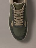 Πράσινο Δερμάτινα Chunky Dad Sneakers  Άνδρας