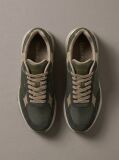Πράσινο Δερμάτινα Chunky Dad Sneakers  Άνδρας