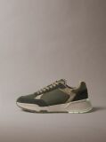 Πράσινο Δερμάτινα Chunky Dad Sneakers  Άνδρας