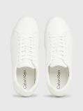 White Cupsole Lace Up Sneakers  Women