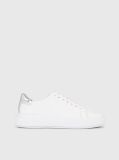 White Leather Trainers  Women