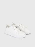 White Leather Trainers  Women