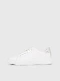 White Leather Trainers  Women