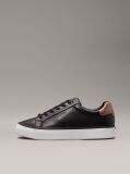 Black Leather Trainers  Women