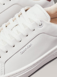 White Leather Trainers  Women