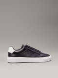 Black Leather Trainers  Women