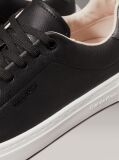 Μαύρο Δερμάτινα Sneakers  Γυναίκα