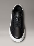 Μαύρο Δερμάτινα Sneakers  Γυναίκα