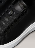 Μαύρο Δερμάτινα Sneakers  Γυναίκα