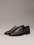 Μαύρο Δερμάτινα Τετράγωνα Loafers  Γυναίκα
