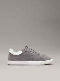 Grey Suede Low Profile Trainers  Women