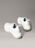 White Leather Runner Trainers  Women