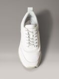 White Leather Runner Trainers  Women