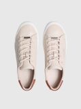 Μπεζ Δερμάτινα Sneakers  Γυναίκα